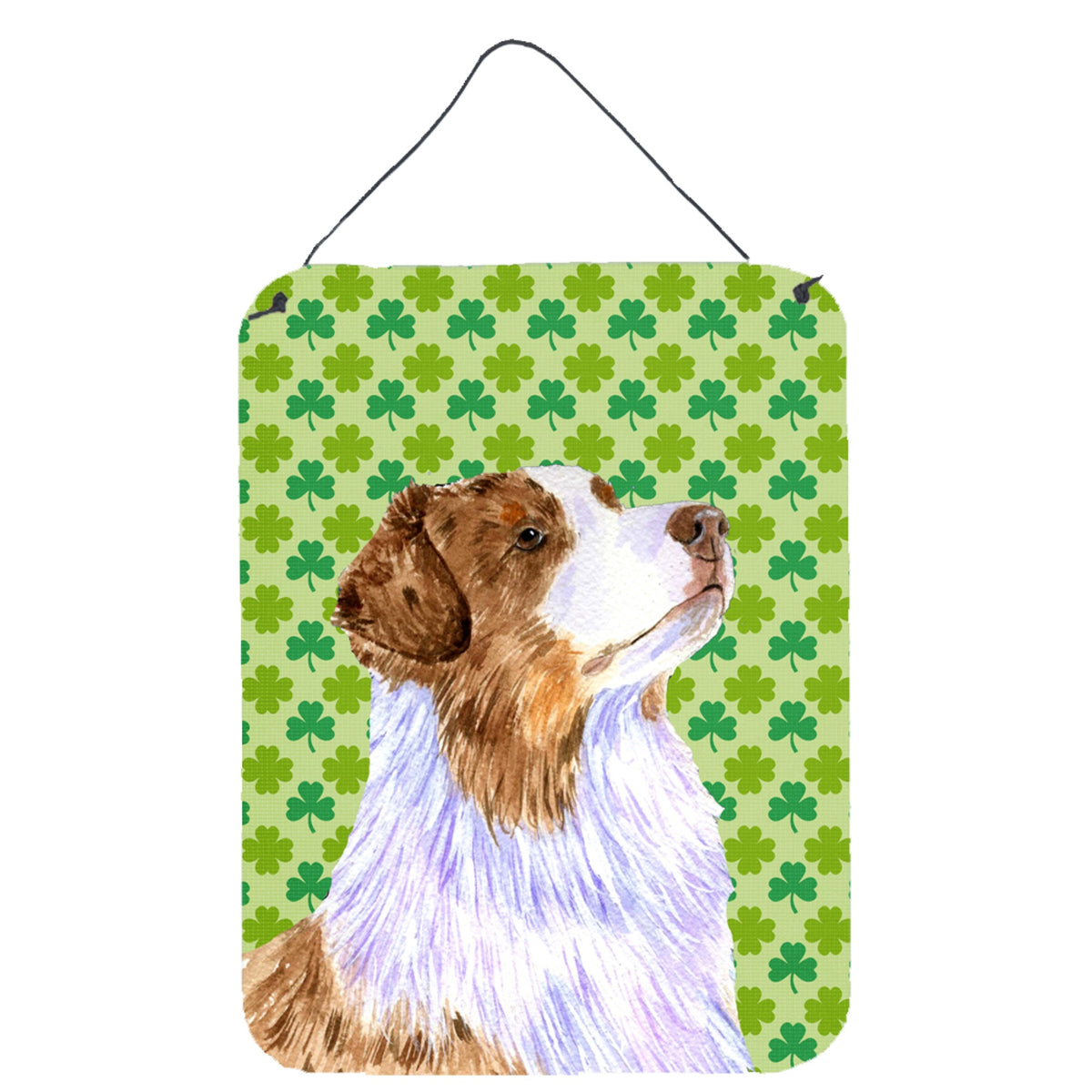 Australian Shepherd St. PatrickS Day Shamrock Wall Or Door Hanging Prints