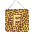 Letter F Initial Monogram  Giraffe Wall Or Door Hanging Prints