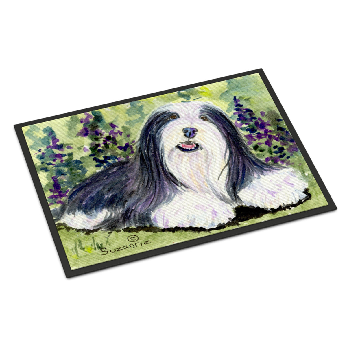 Bearded Collie Indoor Or Outdoor Mat 24X36