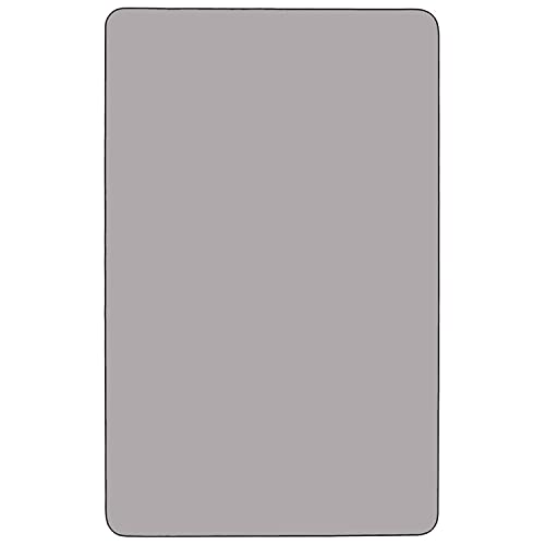 Flash Furniture 36x72 REC Grey Activity Table, 72"D x 36"W x 25.13"H, Gray