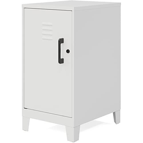Lorell LYS SOHO Locker, 2-Shelf, White