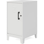 Lorell LYS SOHO Locker, 2-Shelf, White