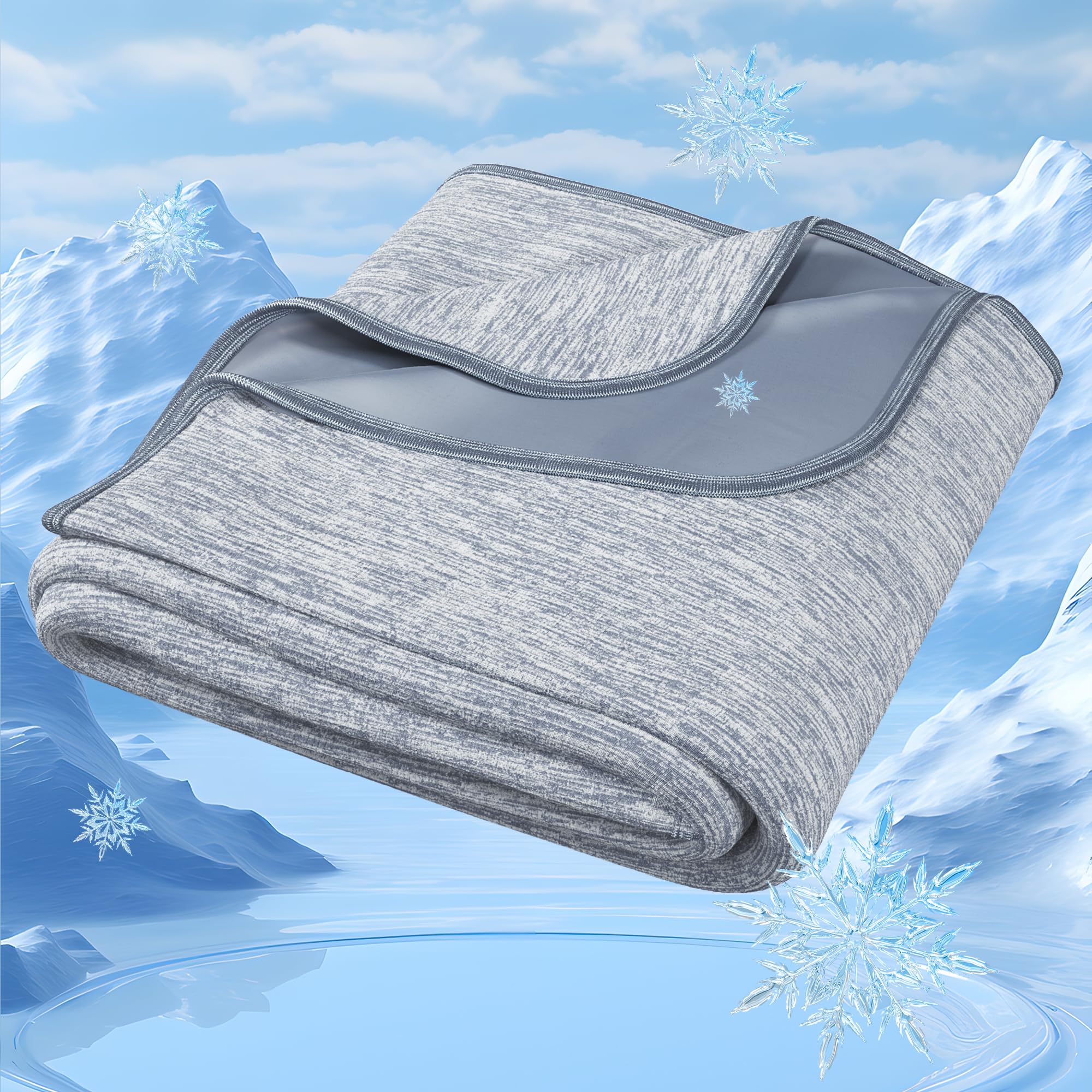 Degrees Of Comfort Cooling Lightweight Summer Blankets, Thin Breathable Cooling Blanket For Bed Couch Sofa, Keep Body Cool For H