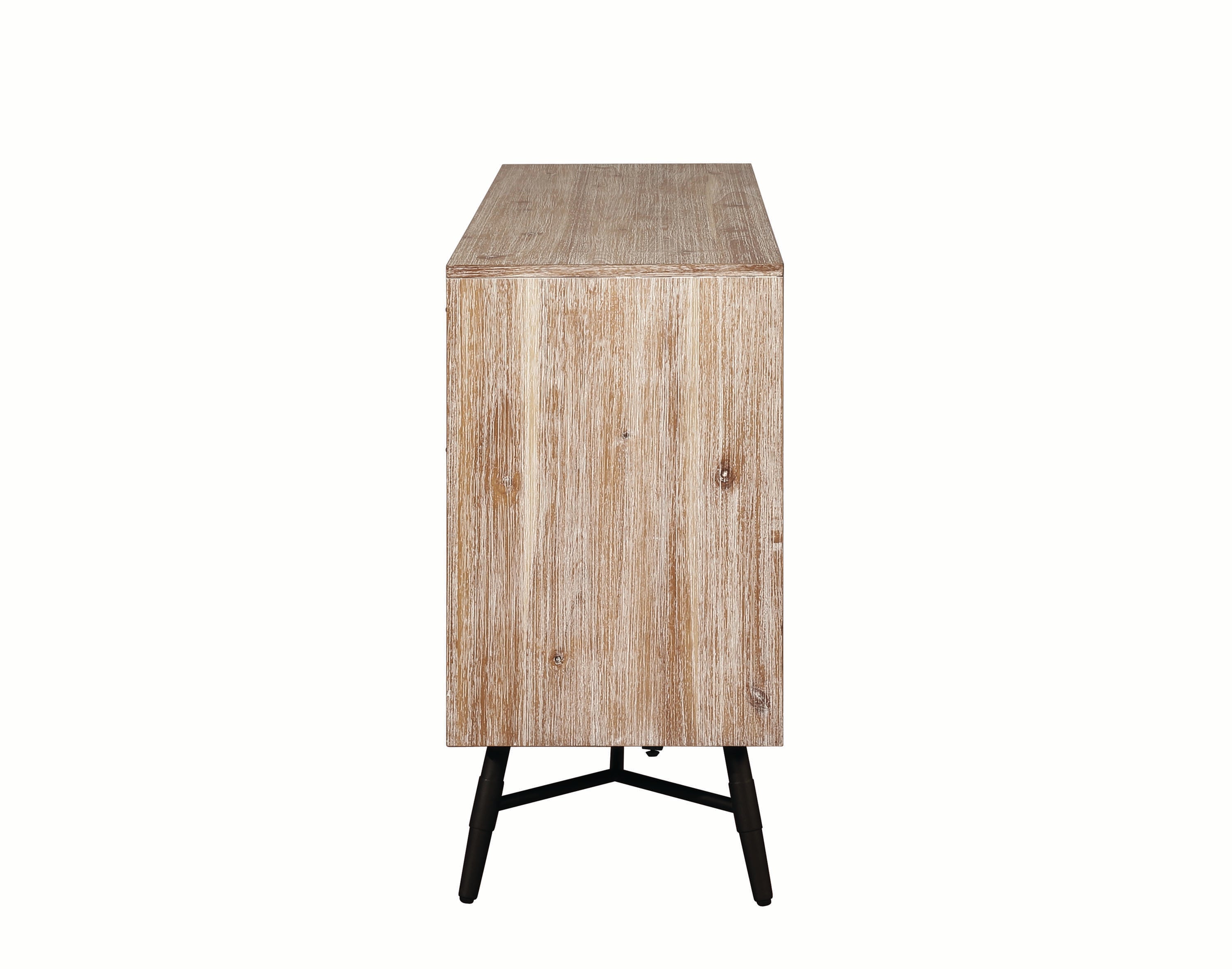 Coaster Home Furnishings Marlow Farmhouse 63-inch 6-Drawer Bedroom Dresser Clothing Storage Cabinet Wide Chest of Drawers Organizer Unit Rough Sawn Multi 215763