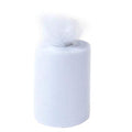 White Tulle Netting Christmas Decor - 6' x 100 Yards, Fabric Netting Ribbon, Wedding Reception, Gift Wrapping, Bows, Wreath, Mo