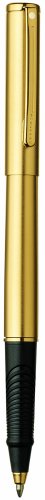 Sheaffer Agio Roller Ball, Angle Brushed 22K Gold Plate Finish With 22K Gold Plate Trim (Sh/459-1)