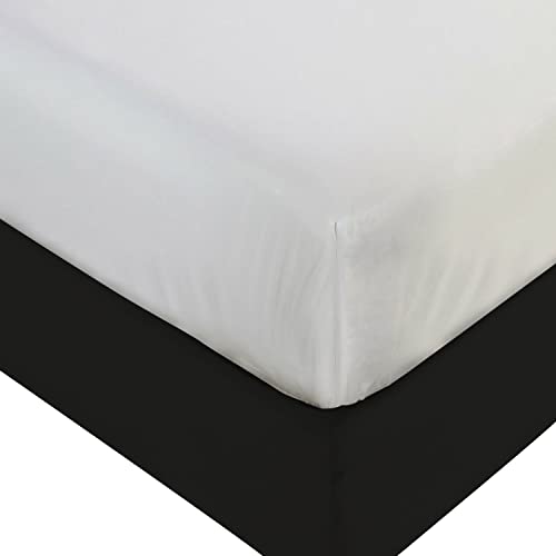 Plastic Mattress Protector King, Fitted Sheet Style, Waterproof Vinyl Mattress Cover, Heavy Duty Breathable - Bed Wetting And Sp