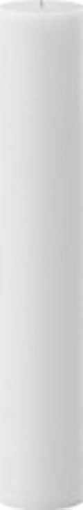 3 Wide x 18 Tall Unscented White Pillar Candle (3x18 Pillar Candle) - Made in U.S.A. - Dripless & Smokeless **Measure Before You