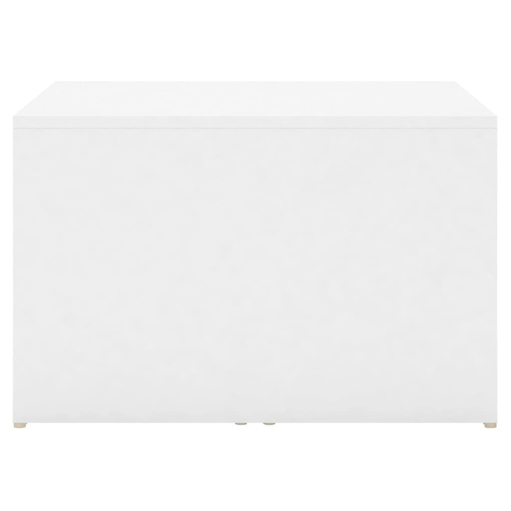 vidaXL Nesting Coffee Table Set 3 Piece Chipboard Side End Table Multi Colors
