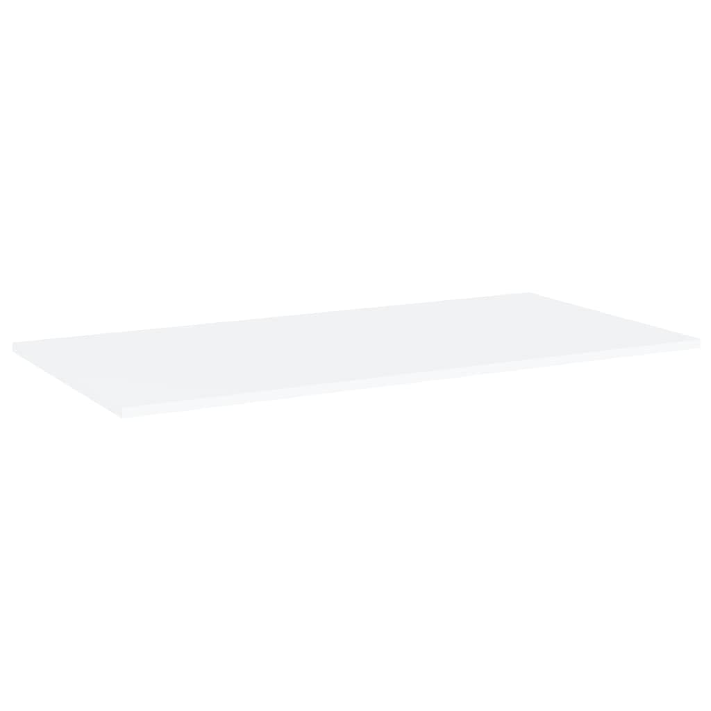 Aisifx Bookshelf Boards 4 pcs White 31.5x7.9x0.6 Chipboard