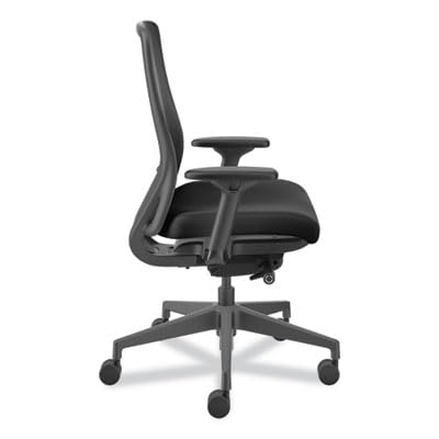 Hon Nucleus Series Recharge Task Chair, Supports Up To 300 Lb, 16.63 To 21.13 Seat Height, Black Seat/Back, Black Base