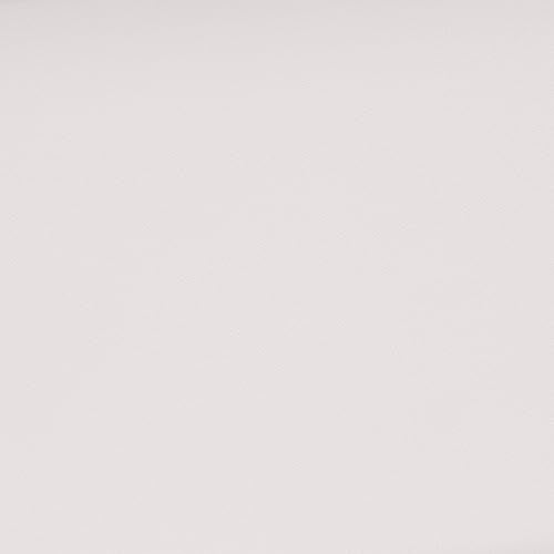 Flash Furniture Hercules Alon Series White Leathersoft Convex Chair Without Back With Brushed Stainless Steel Base