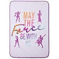 Jay Franco Star Wars Forces of Destiny Throw Blanket, Purple