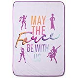 Jay Franco Star Wars Forces of Destiny Throw Blanket, Purple