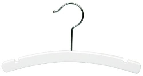 Only Hangers 12 White Childrens Top Hanger Pack of 25