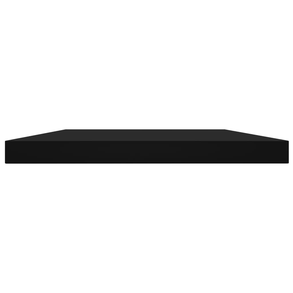 Bookshelf Boards 4 pcs Black 23.6&quot;x3.9&quot;x0.6&quot; Chipboard