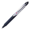 Rollerball Pen,Retractable,Extra-Fine,Blue Barrel/Ink Qty:12
