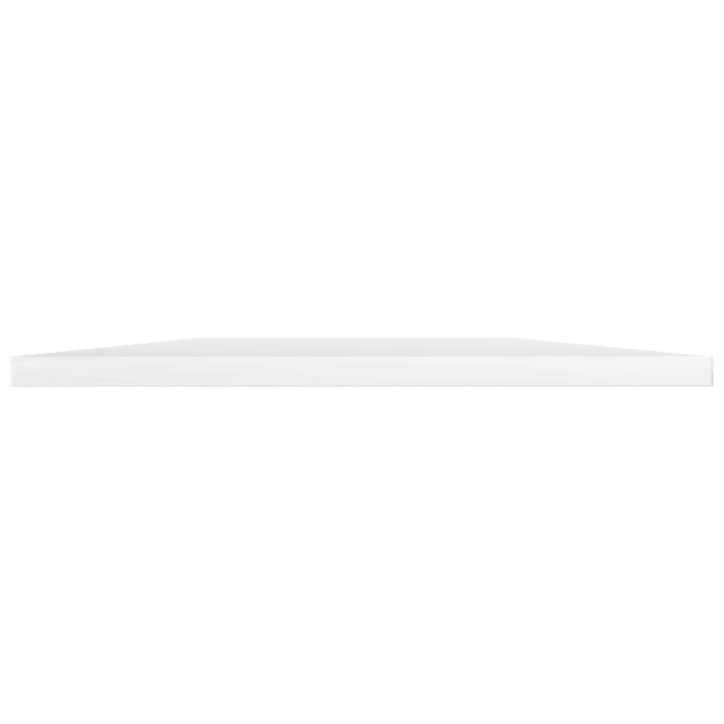 vidaXL Modern High Gloss White Bookshelf Boards 15.7"x15.7"x0.6" – Versatile, Durable, and Easy to Maintain Engineered Wood Panels for Additional Storage