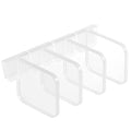Gnoly Expandable Fridge Drawers Storage Partition Clips Storage Organizer Refrigerator Internal Drawer Shelf Divider Clip Space 