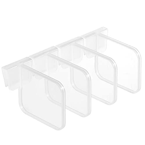 Gnoly Expandable Fridge Drawers Storage Partition Clips Storage Organizer Refrigerator Internal Drawer Shelf Divider Clip Space 