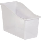Teacher Created Resources Plastic Book Bin, Clear