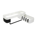 ALMURAT Bathroom Shelf, Corner Rotatable Bathroom Storage Rack Shampoo Shower Holder, Corner Shelve Organizer Caddy Adhesive