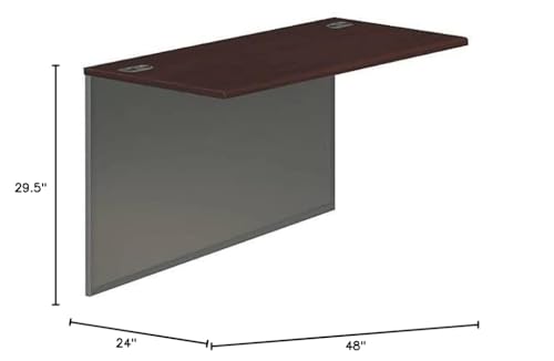 Hon 38000 Series Bridge Finish: Mahogany & Charcoal