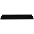 vidaXL Floating Wall Shelves 4 pcs High Gloss Black 31.5"x9.3"x1.5" MDF