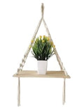 Wall Hanging Shelves, Hanging Plant Shelf, Macrame Wall Hanging Shelf For Bedroom Bathroom Living Room Home Decor.