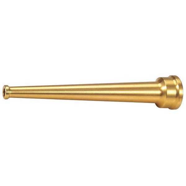 Value Brand, 6Akc4, Fire Hose Nozzle, 1-1/2 In., Brass