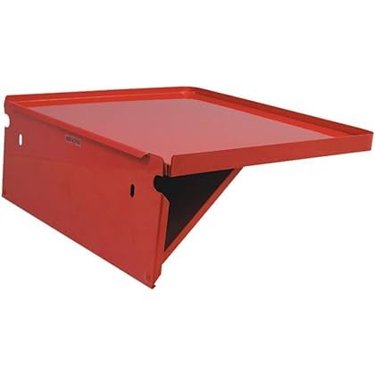 U.S. General U.S. GENERAL Folding Side Tray for 4 Drawer Tech Cart, Green, 14x15.5