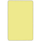 Flash Furniture 30x48 Yellow Activity table, 48" D x 30" W x 25.13" H