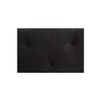 Best Master Furniture Vero Tufted Wingback Platform Bed, King Black