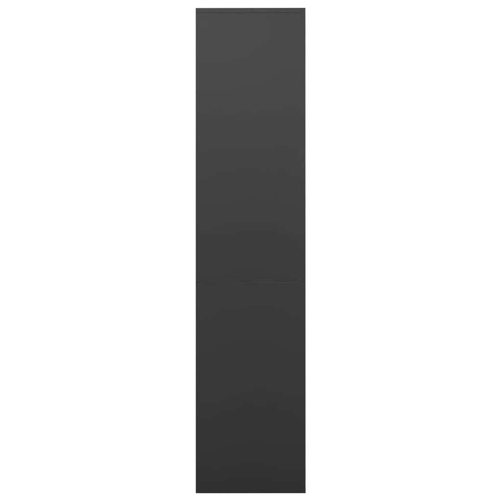 vidaXL Office Cabinet Anthracite 35.4&quot;x15.7&quot;x70.9&quot; Steel