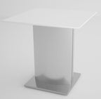 Neos Modern Furniture ET401WH End Table, White