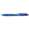 Universal Clear Barrel Retractable Gel Ink Roller Ball Pen Pen,Gel,Clr Barl,0.7Mm.Be (Pack Of20)
