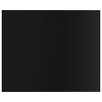 Bookshelf Boards -SKM Bookshelf Boards 4 pcs High Gloss Black 23.6"x19.7"x0.6" Chipboard