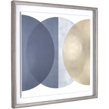 Lorell LLR04474 Circle Design Framed Abstract Art