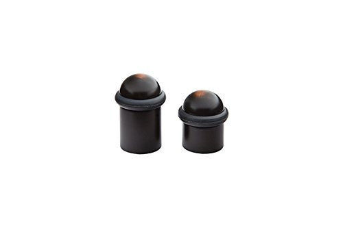 Emtek Cylinder Floor Bumper With Dome Cap 2 Size Options And 5 Finish Options (2', Oil Rubbed Bronze (Us10B))