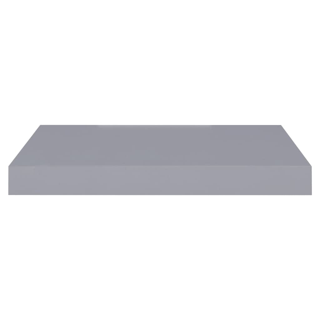 Floating Wall Shelves-SKM Floating Wall Shelves 2 pcs Gray 15.7x9.1x1.5 MDF