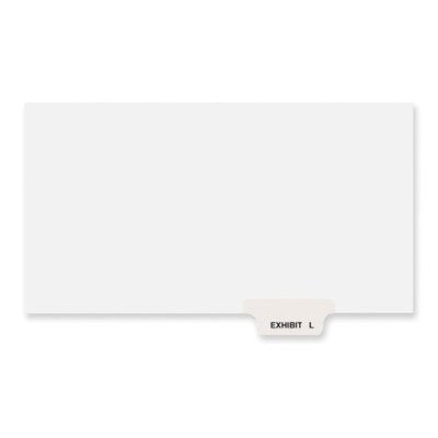 Preprinted Legal Bottom Tab Dividers, Exhibit A, Letter, 25/Pack [Set Of 3] Type/Quantity: Exhibit W, Letter, 25/Pack