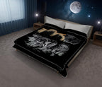 SOLARON Mink Blanket Queen 119 Wolf Black Polyester