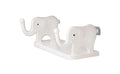 Elephant Cartoon Stand Multipurpose Wall Mount Floating Shelf And Rack With Self Adhesive Sticker. Mounted Storage Organiser For