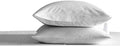 Set Of Two Oversized Superhuge Pillow Case - Cover - 100% Egyptian Cotton, 600 Thread Count Sateen, (Size 31 X 40) (31 X 40, Sil