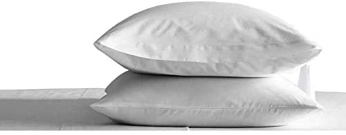 Set Of Two Oversized Superhuge Pillow Case - Cover - 100% Egyptian Cotton, 600 Thread Count Sateen, (Size 31 X 40) (31 X 40, Sil