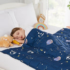 Hosukko Weighted Blanket - Weighted Blanket 3 Lbs Navy Starry Sky Heavy Blanket - Small Size Bresthable Blanket(36 * 48 Inches,