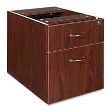Lorell Hanging Pedestal Furniture, Box/File, 16 By 22 By 21-Inch, Mahogany (Llr69398)