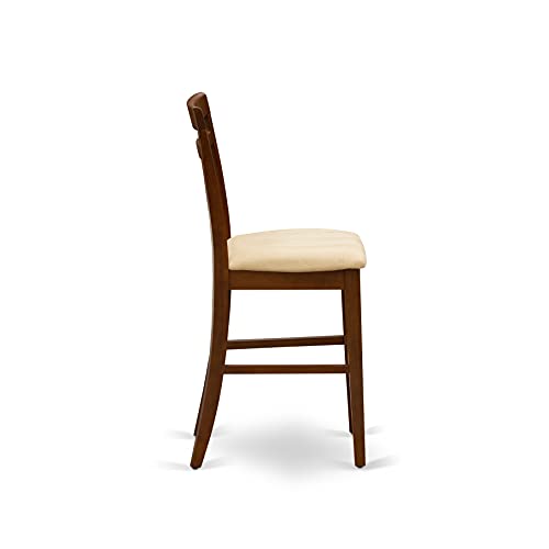 East West Furniture EWS C Dining Table Set, 2 Pieces, Oak Finish