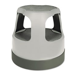 Cramer ScooterTM Stool Round STOOL,SCOOTER,STEP,GY 8432SOMECBLK (Pack of 2)