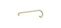 CRL Satin Brass 6  Pull Handle and 24  Towel Bar BM Series Combination with Metal Washers